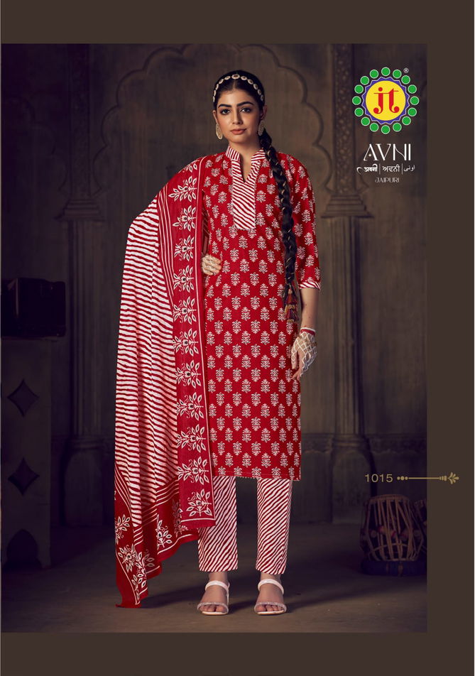 Avni By Jt Printed Cotton Dress Material Catalog
